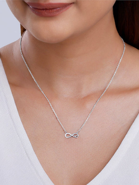 Silver Never-Ending Love Necklace