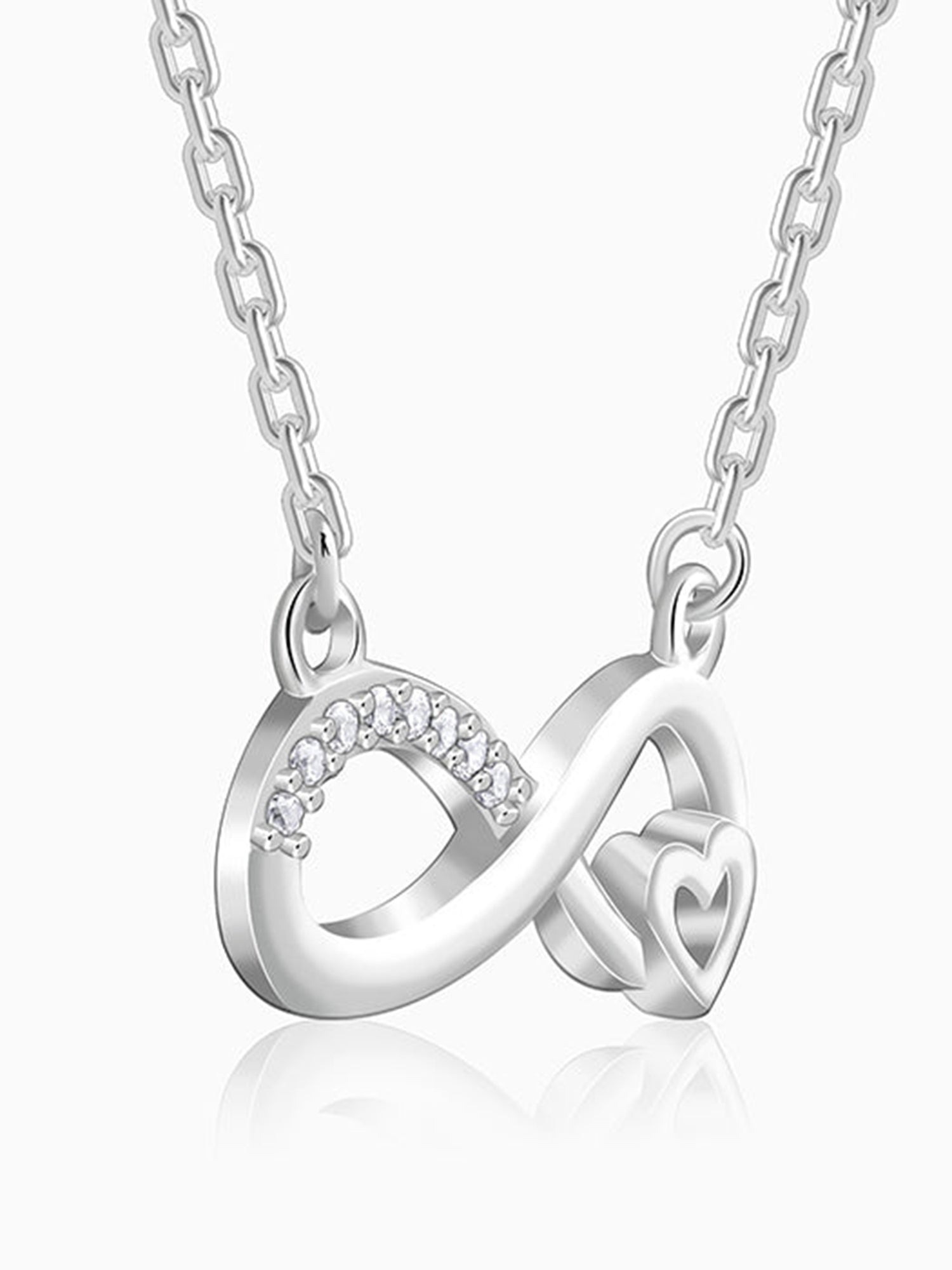 Silver Never-Ending Love Necklace