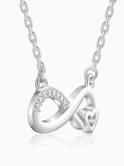 Silver Never-Ending Love Necklace