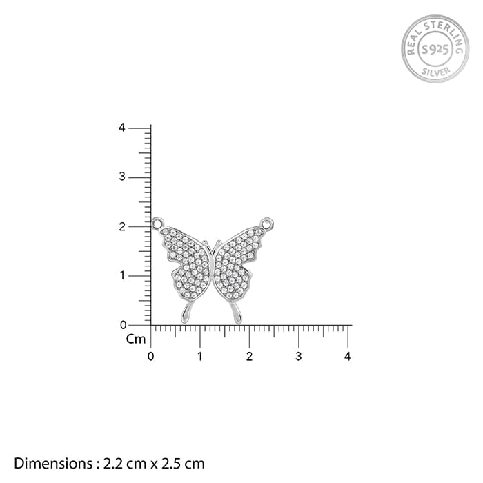 Silver Butterfly Magic Necklace - silver necklace for mom