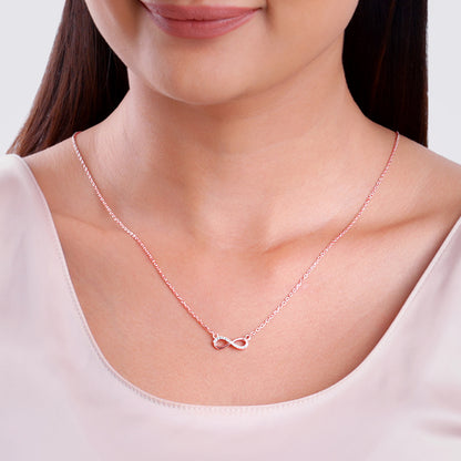Rose Gold Infinia Necklace