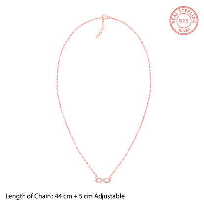 Rose Gold Infinia Necklace