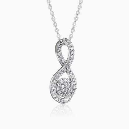 Silver Your Bling Pendant With Link Chain