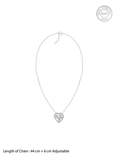 Silver Rooted in Her Necklace