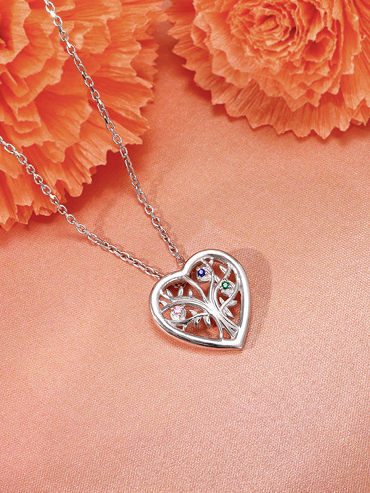 Silver Rooted in Her Necklace