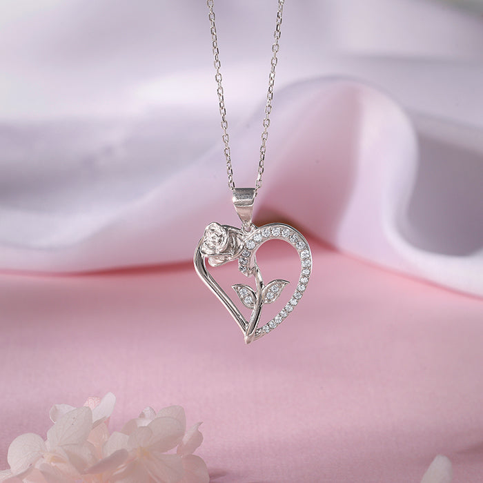 Grab Silver Rooted in Love Pendant Online | GIVA Jewellery – GIVA