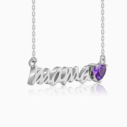 Silver Mama Love Necklace