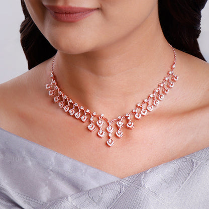 Rose Gold Gloria Necklace