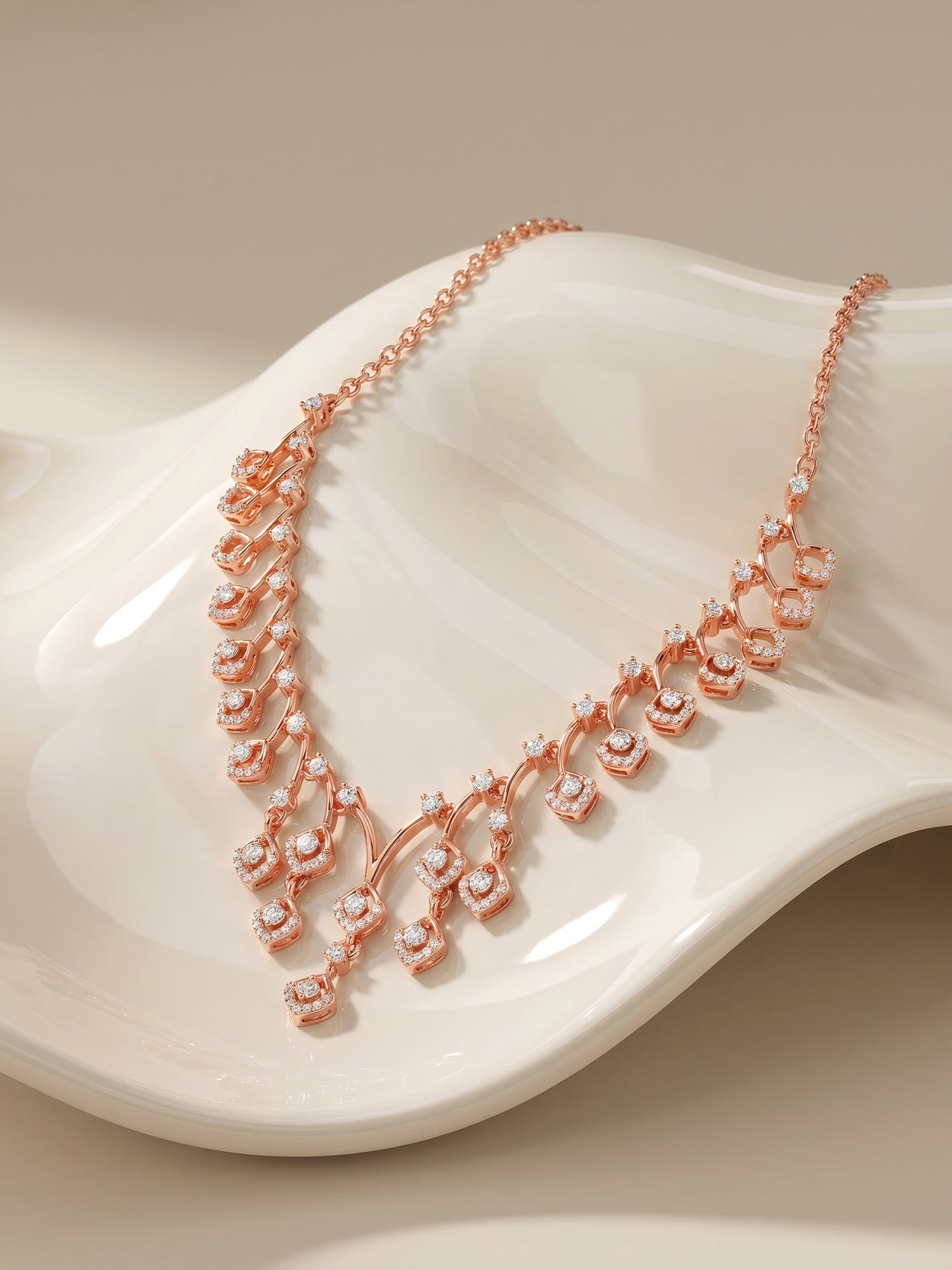 Rose Gold Gloria Necklace