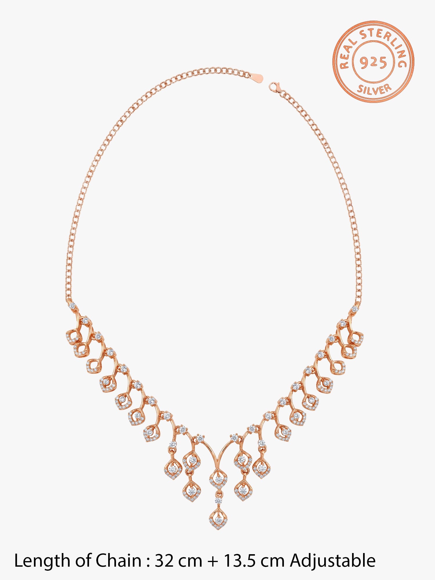 Rose Gold Gloria Necklace