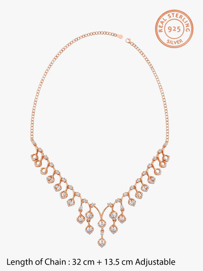 Rose Gold Gloria Necklace