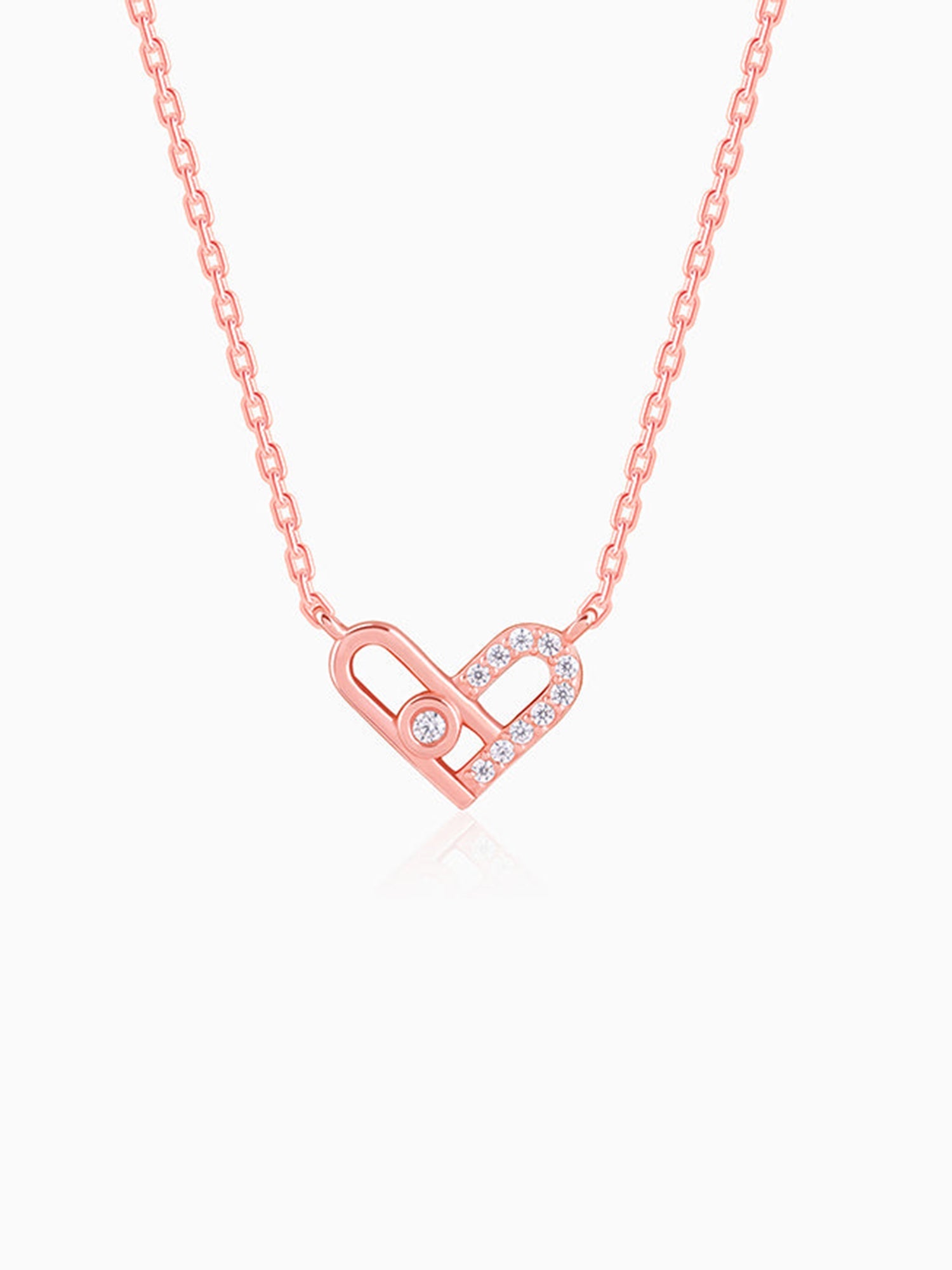 Rose Gold Heart Necklace
