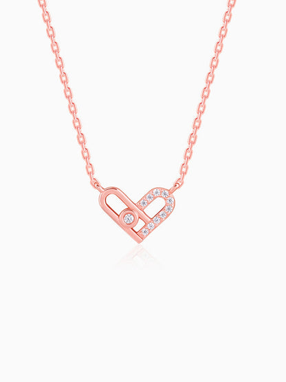 Rose Gold Heart Necklace