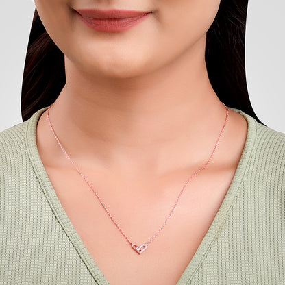 Rose Gold Heart Necklace
