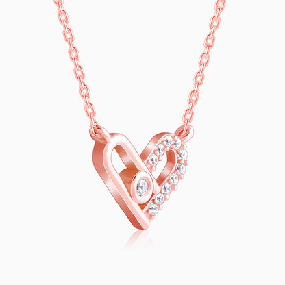 Rose Gold Heart Necklace