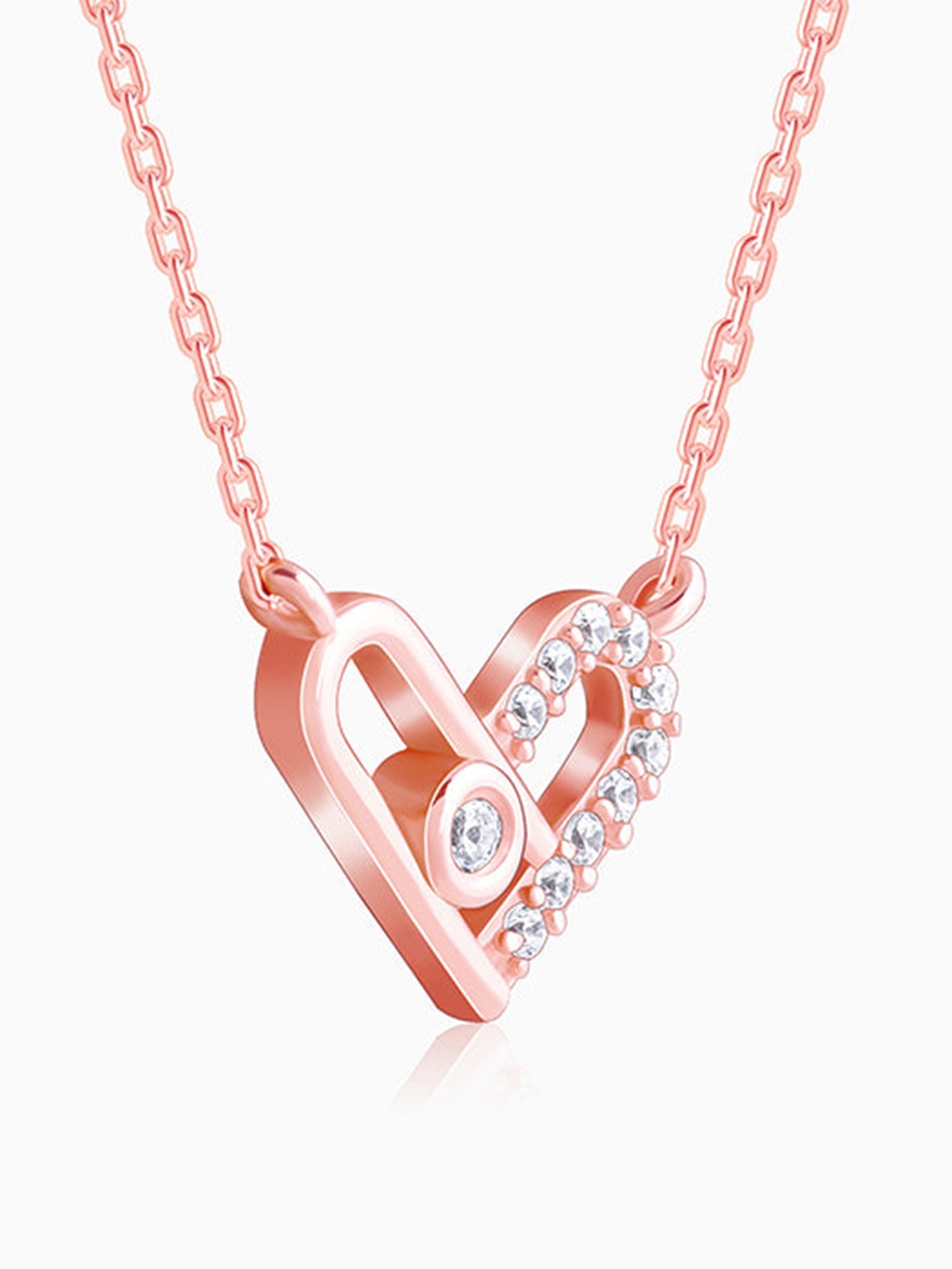 Rose Gold Heart Necklace