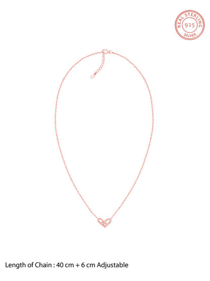 Rose Gold Heart Necklace