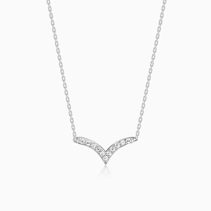 Silver Avya Necklace- silver necklace for women
