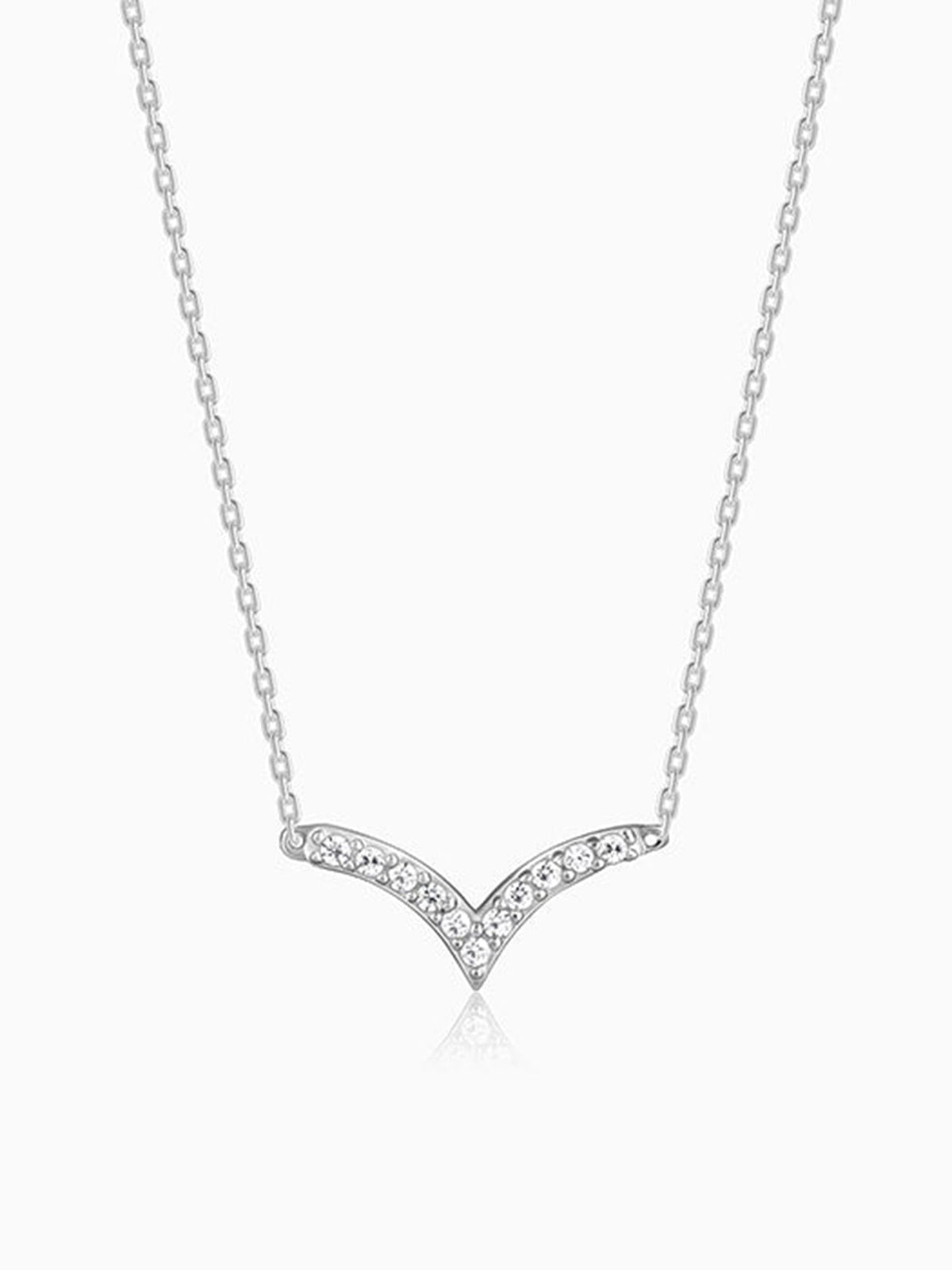 Silver Avya Necklace