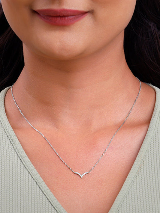 Silver Avya Necklace