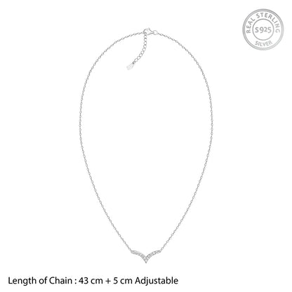 Silver Avya Necklace