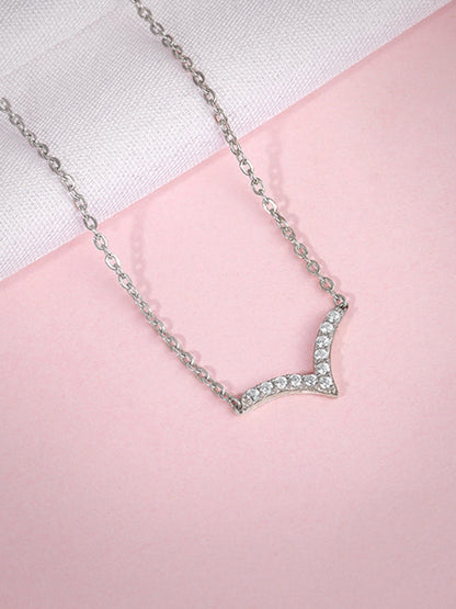 Silver Avya Necklace
