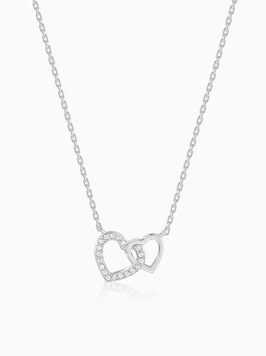 Silver Pretty Love Necklace