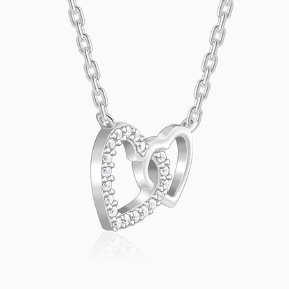 Silver Pretty Love Necklace