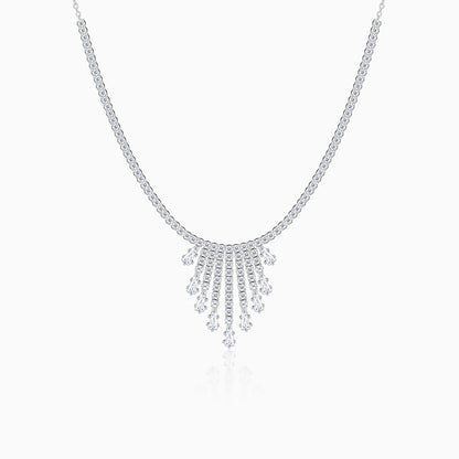 Silver Vintage Lariat Necklace