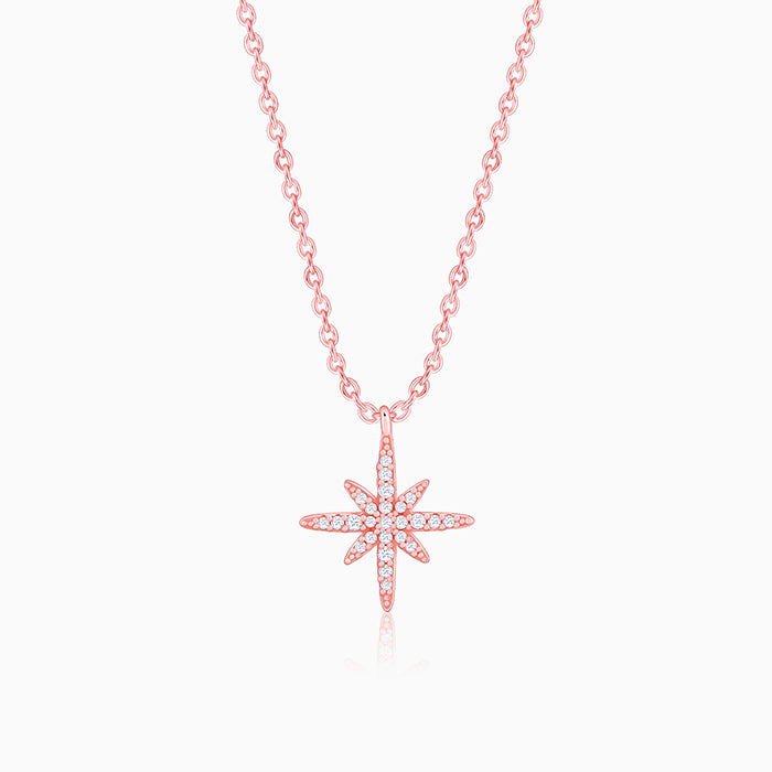 Rose Gold Twinkling Celestial Necklace – GIVA