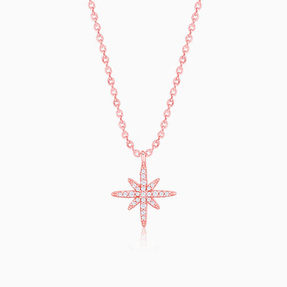 Rose Gold Twinkling Celestial Necklace