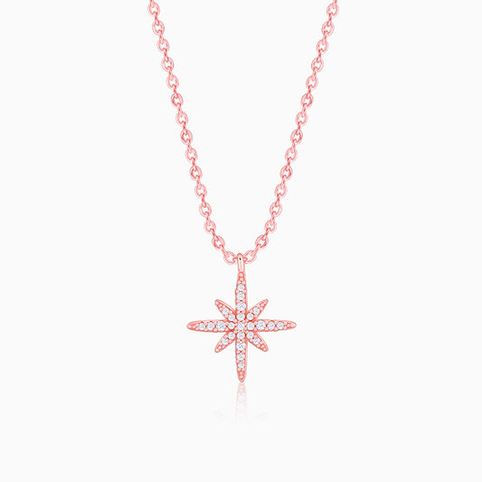Rose Gold Twinkling Celestial Necklace