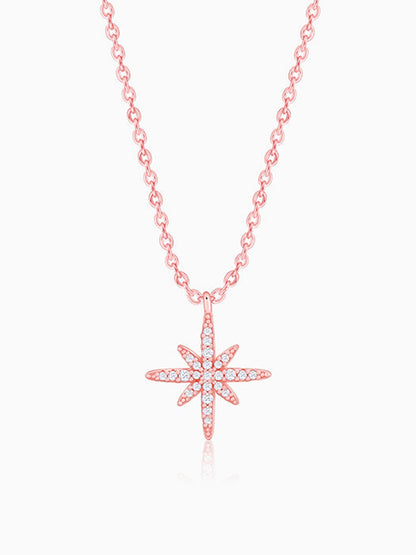 Rose Gold Twinkling Celestial Necklace