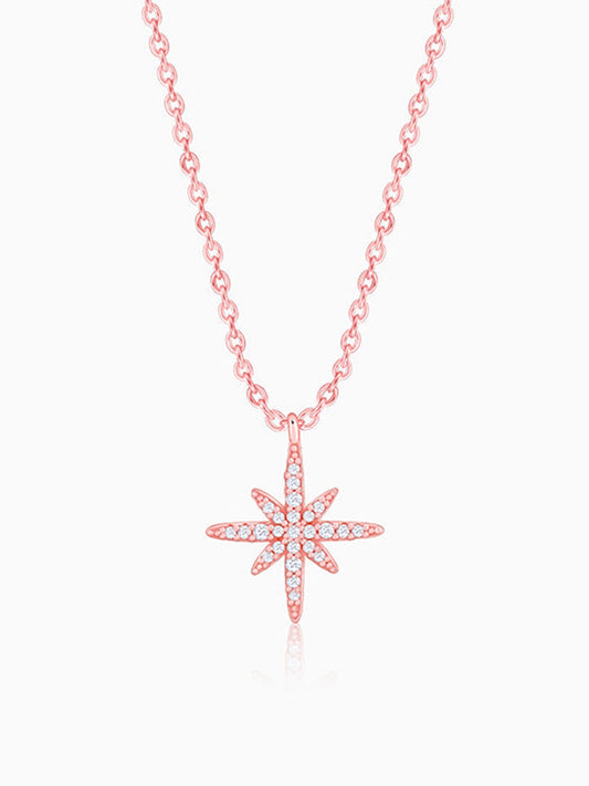 Rose Gold Twinkling Celestial Necklace