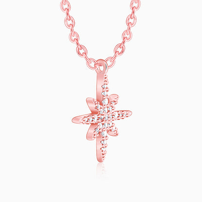 Rose Gold Twinkling Celestial Necklace
