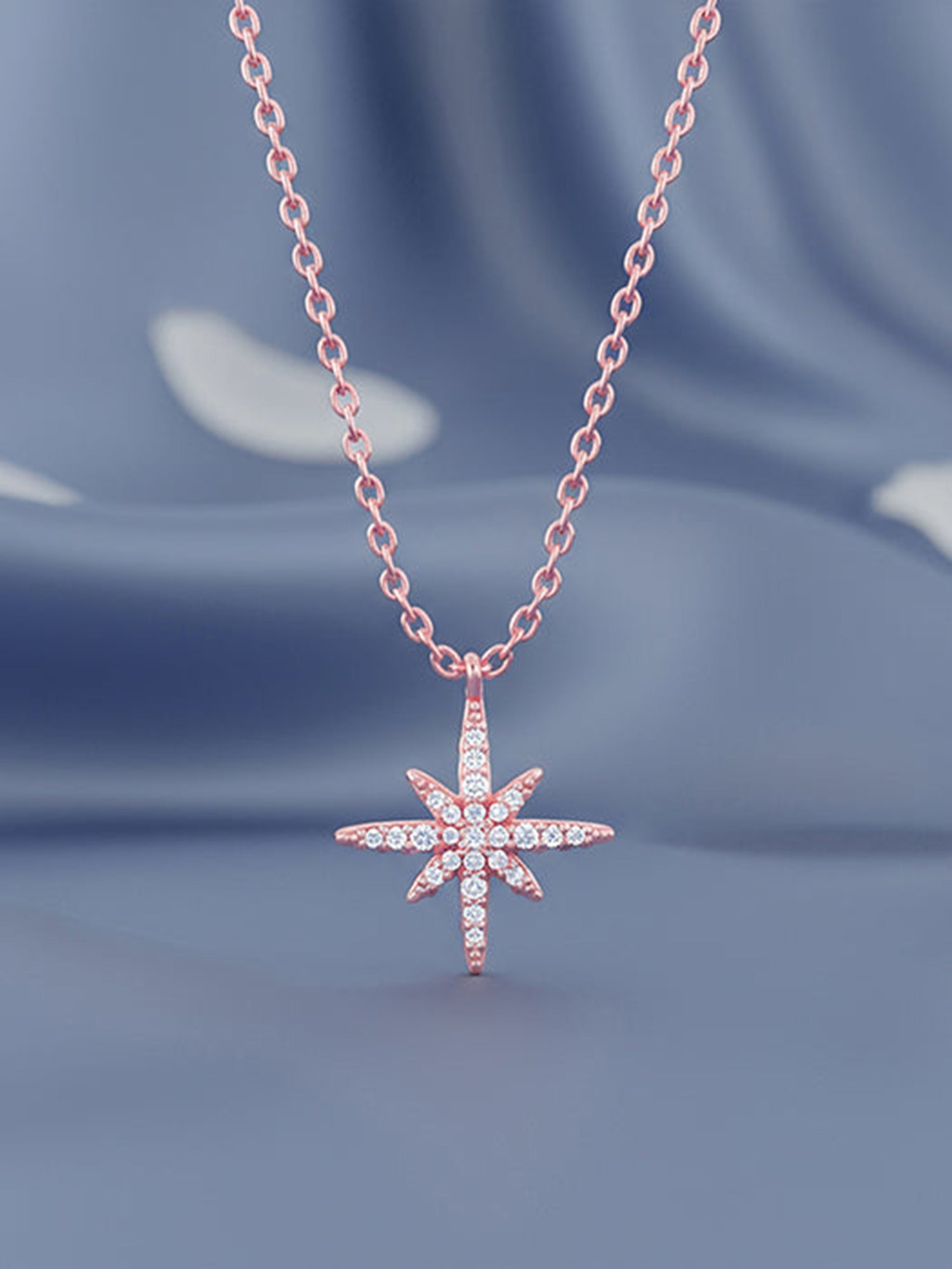 Rose Gold Twinkling Celestial Necklace