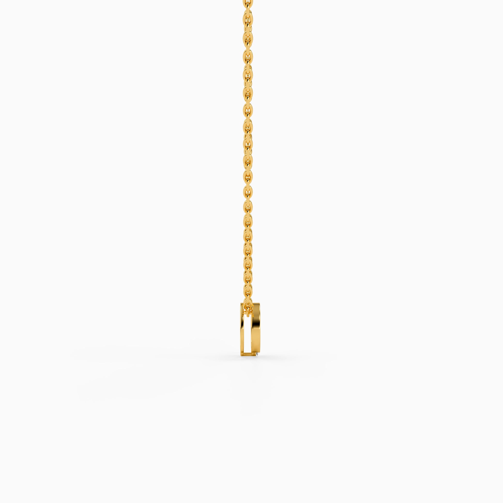 Golden Static Shine Necklace