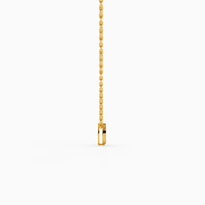 Golden Static Shine Necklace