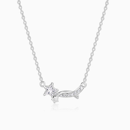 Silver Celestial Star Necklace
