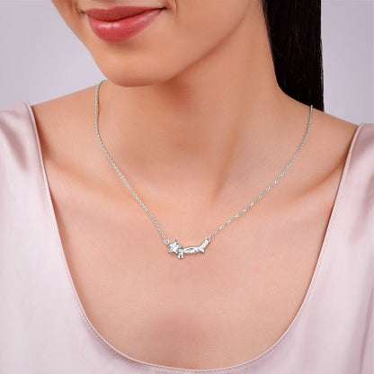 Silver Celestial Star Necklace