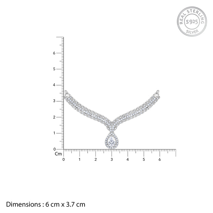 Silver Keira Necklace-silver necklace for women