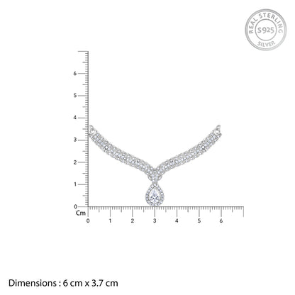 Silver Keira Necklace-silver necklace for women