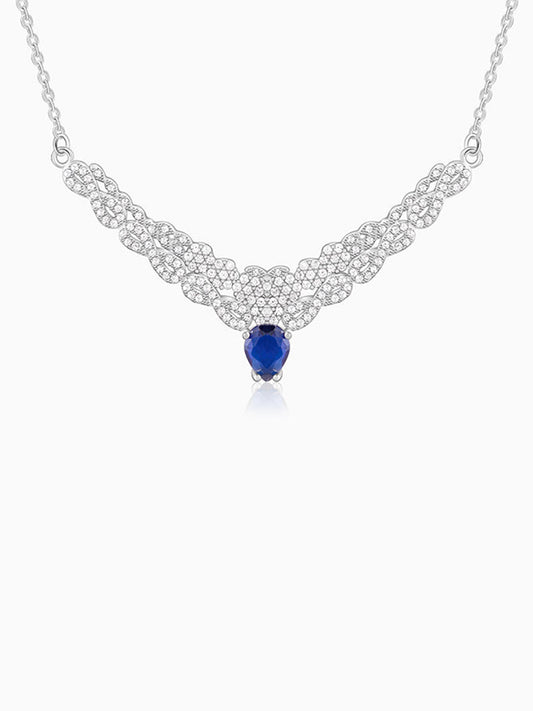 Silver Admiring Statement Necklace