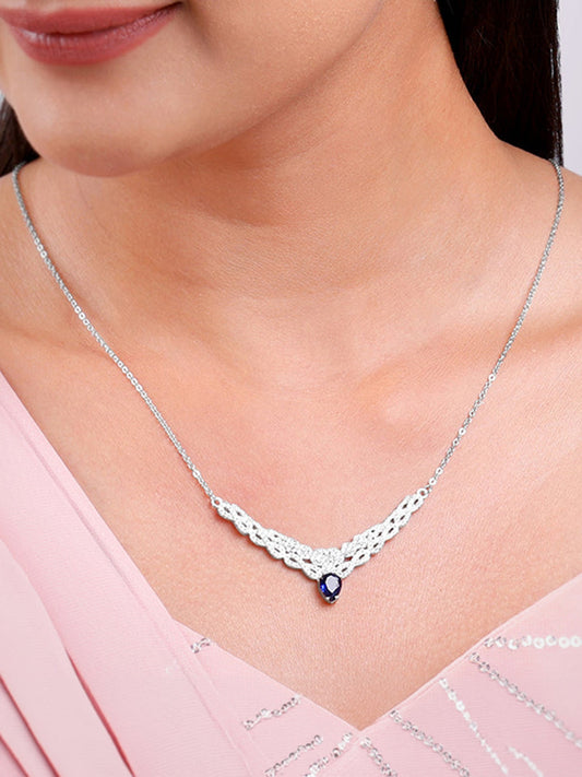 Silver Admiring Statement Necklace