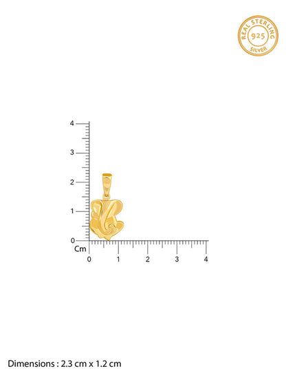 Golden Ganesh Pendant With Link Chain