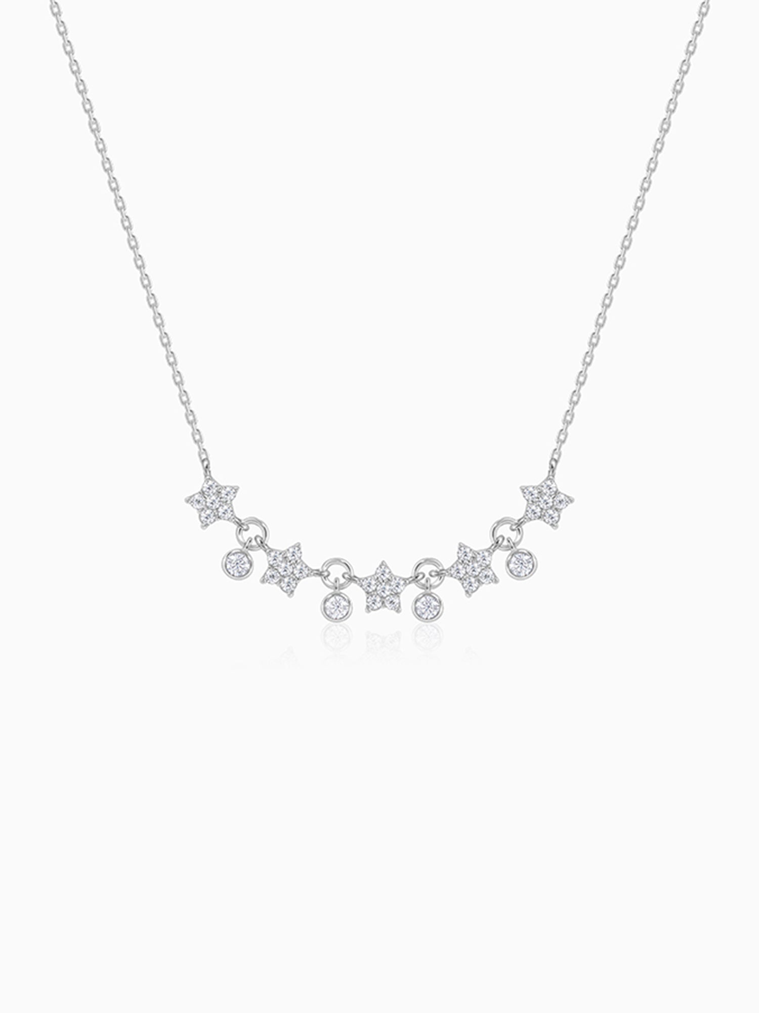 Silver Floral Serenade Necklace