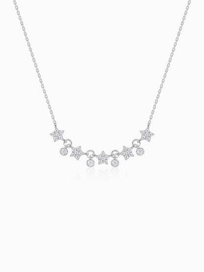 Silver Floral Serenade Necklace