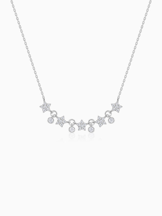 Silver Floral Serenade Necklace