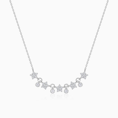Silver Floral Serenade Necklace
