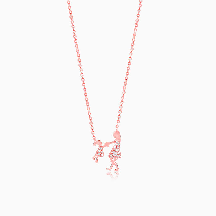 Rose Gold Always Us Necklace- rose gold necklace for women